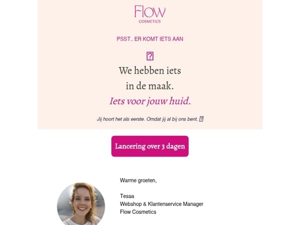 🌟Psst. Er komt iets aan
