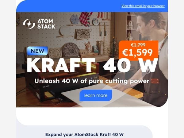 How to get even more out of your 40 W Kraft!