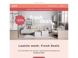 Laatste week: Fresh deals met korting tot 50%