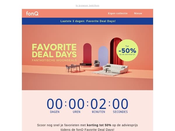 Laatste 3 dagen: Favorite Deal Days