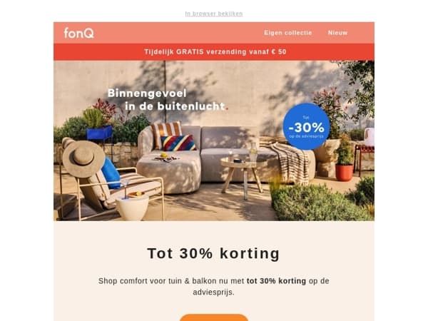 Beleef het (mei)vakantiegevoel in eigen tuin!