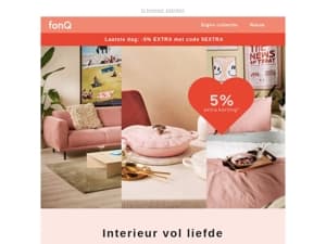 Laatste dag: -5% extra met code 5EXTRA❣️