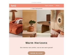 Voorjaarstrend Warm Horizons