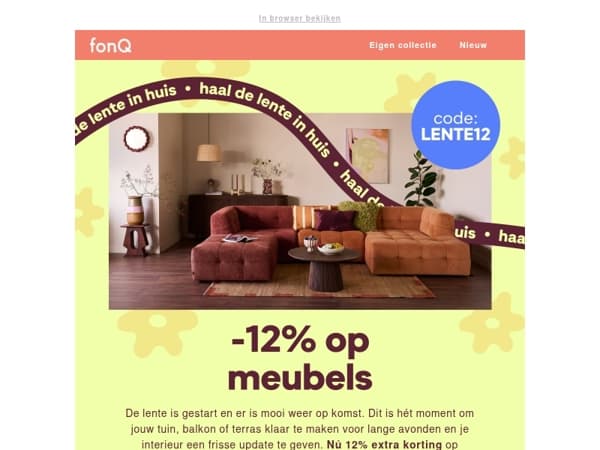 Shop je favorieten tijdelijk met 12% extra korting