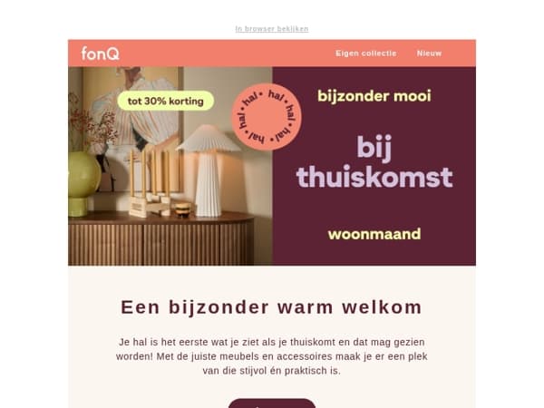 Een bijzonder warm welkom