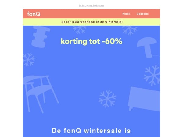 De wintersale bij fonQ is begonnen!