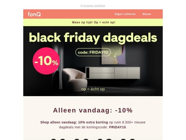 Het is Black Friday! Shop vandaag de beste deals!