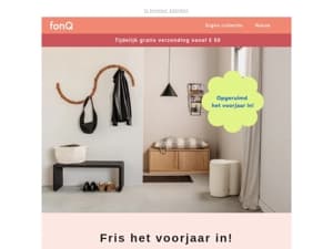 Opgeruimd en fris het voorjaar in!