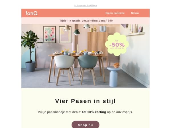 Vier Pasen in stijl!