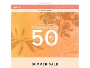 It's time for Summer Sale!