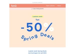 Laatste week: Spring Deals