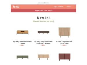 New in! Nieuwe kasten op fonQ