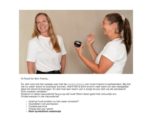 Voelt je huid anders 🍂?  + oproepje Xmas