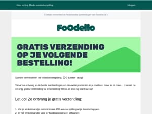 💚 Welkom bij Foodello!