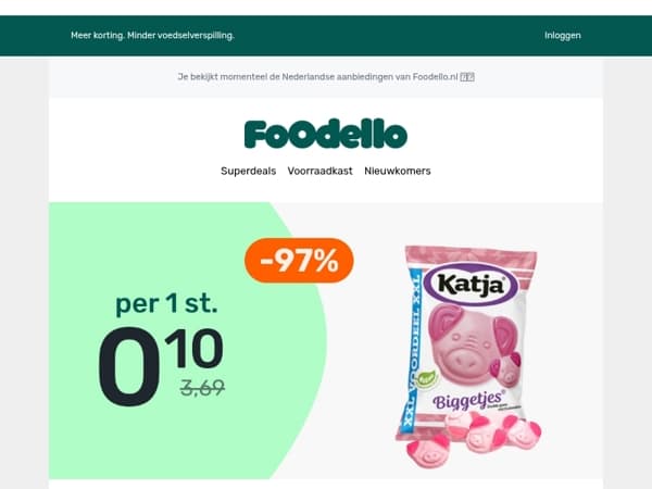 XXL Katja Biggetjes voor €0,10 🐷