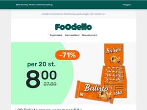 8€ = 20 Balisto repen 🍫💥