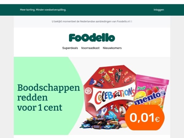 🎉 Ze zijn terug: deals voor 1 cent!