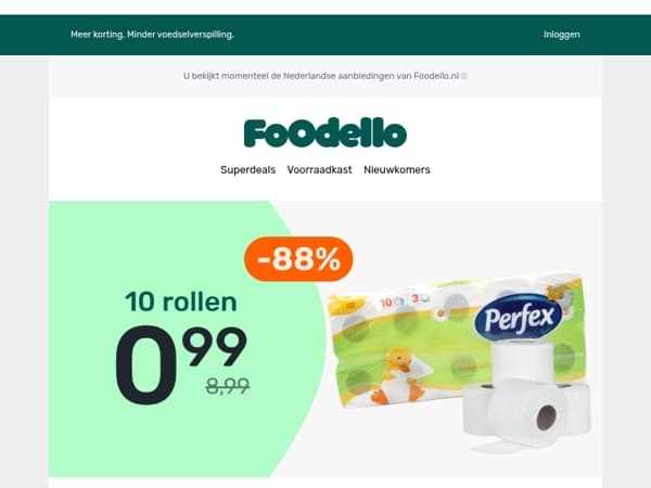 Toiletpapier voor een prikkie