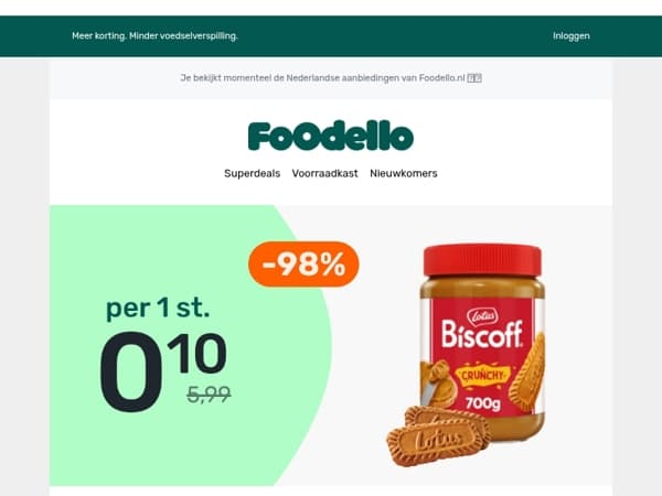 Biscoff Speculoos 700g - €0,10 🍪