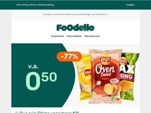🥔🔥 Lay's Chips = €0,50