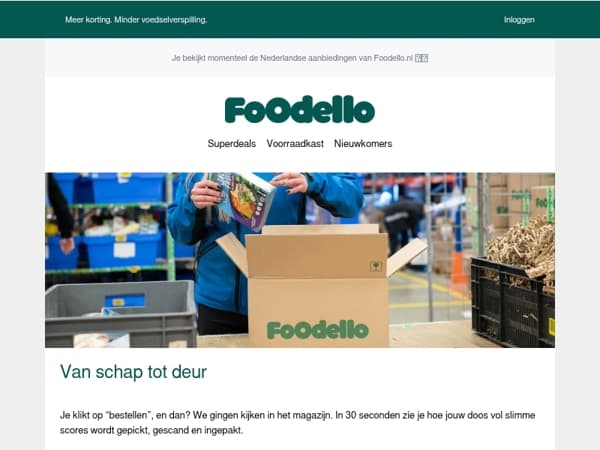 Zo komt jouw doos bij je thuis 📦