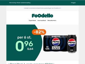 🥤♻️ 6-pack Pepsi Cola = €0,96