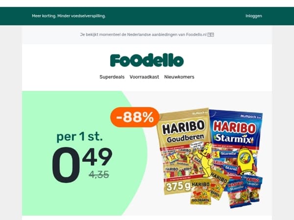 Haribo Starmix & Goudberen - €0,49! 🐻✨
