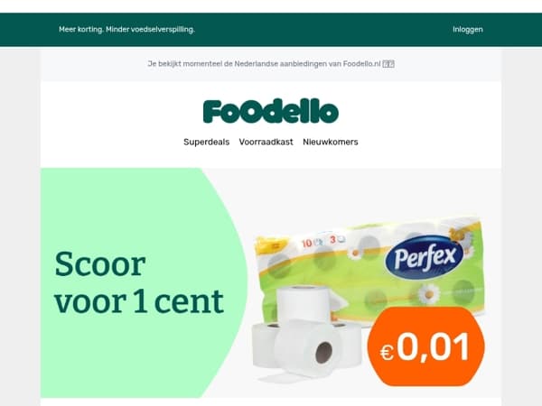 €0,01 - 10 rollen Perfex WC-papier  🧻