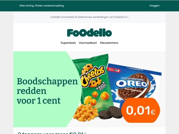 Oreo voor 1 cent?! 🍪