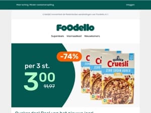 🥣 1200g Quaker - €3