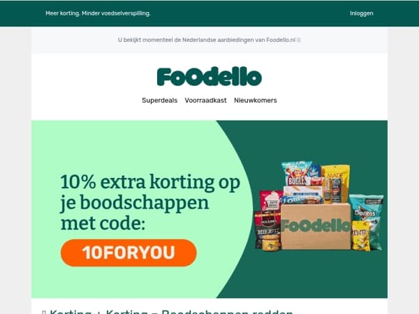 📢 Deal alert! 10% extra korting