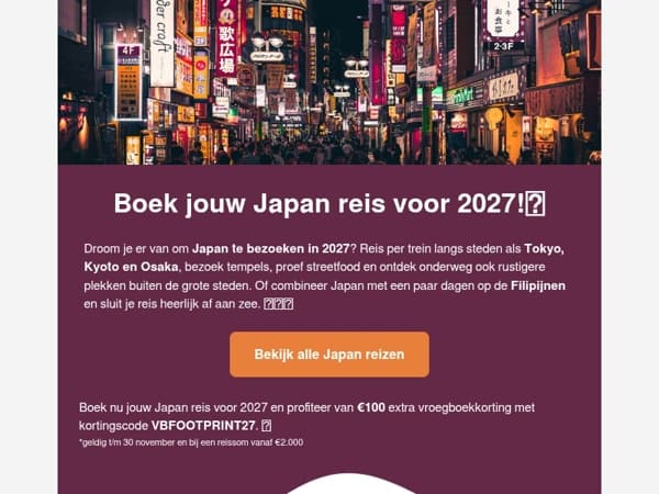 Boek jouw Japanreis voor 2027!