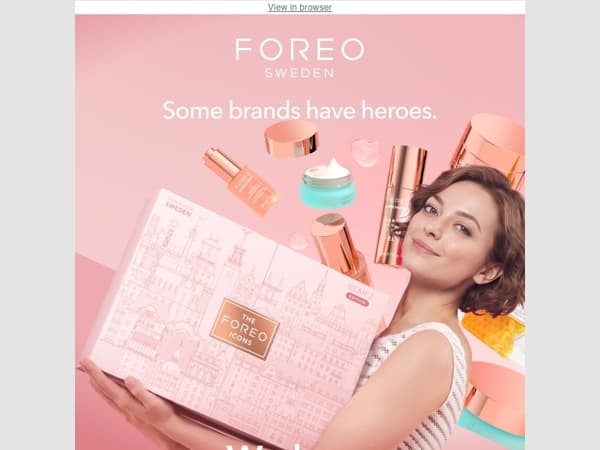 NEW! Two FOREO Icons sets, ultimate intro to your dream routine! 💖