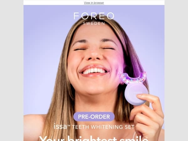 Last chance to pre-order issa™ Teeth Whitening Set! 🤍
