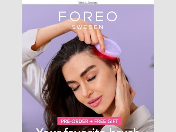 NEW! LED hairbrush with real hair care benefits built in 🥰💕