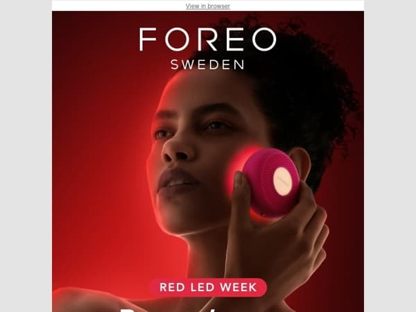 Lit from within this Red LED Week! ✨