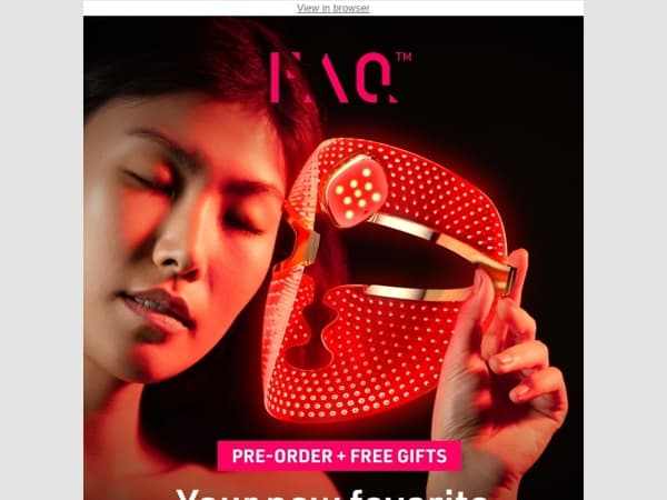 NEW! The world’s most loved LED face mask, now upgraded!