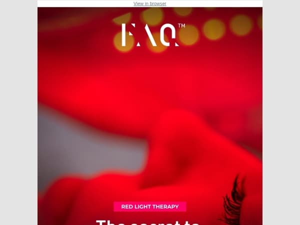 Turn back time with the science of red LED light therapy 🔴