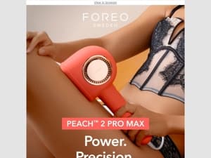 Meet the world’s 1st professional hair removal device for at-home use — PEACH™ 2 Pro Max ✨
