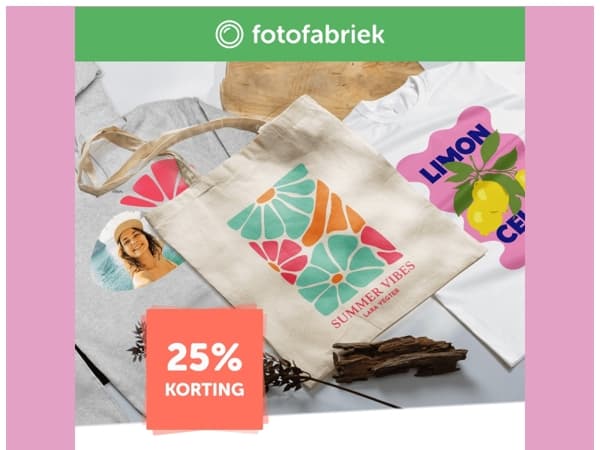 Van strandtas tot wanddecoratie, ontwerp het zelf!