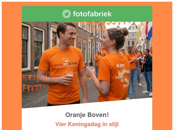 Oranje boven! Ontdek onze Koningsdag-collectie