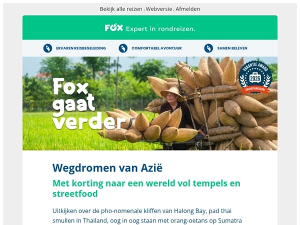 Droom je van Azië? Dit is hét moment