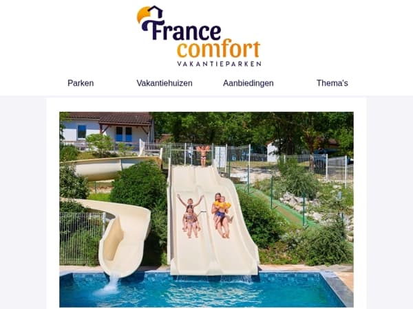 Bonjour  Mail , ga snel met 50% korting naar de Franse zon 😎