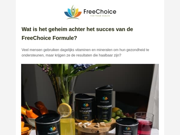 💪🏼🏋🏻📈 Wat is het geheim achter het succes van de FreeChoice Formule