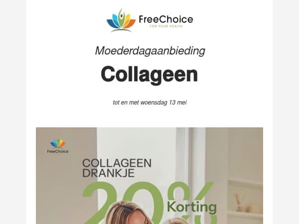 👩 Moederdagaanbieding op Collageen