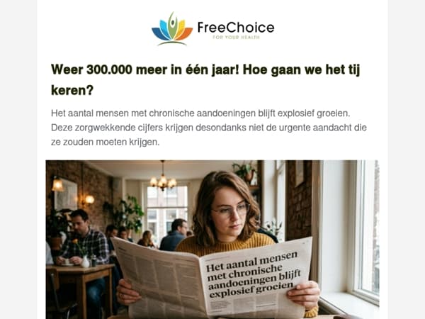 😷 Weer 300.000 meer in één jaar! Hoe gaan we het tijd keren?