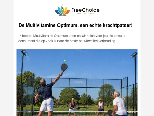 💪 De Multivitamine Optimum, een echte krachtpatser!