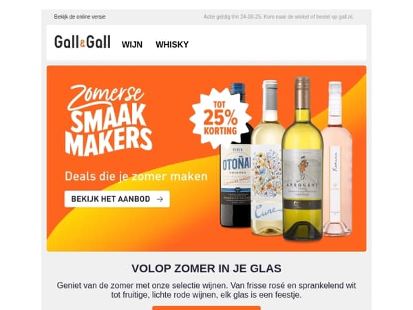 Rosé, wit of rood… jouw smaakvolle zomer wacht