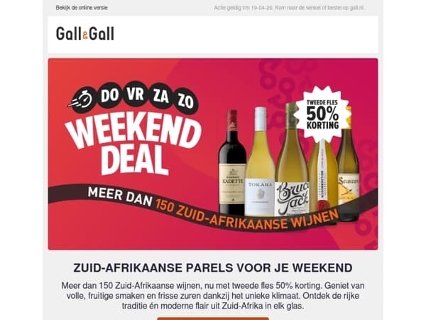 Zuid-Afrikaanse parels: 2e fles -50%