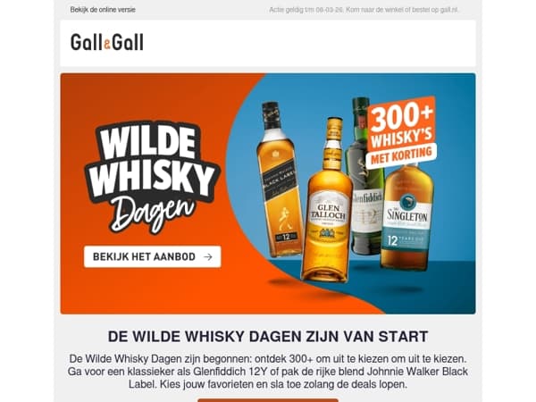 De Wilde Whisky Dagen zijn gestart 🥃